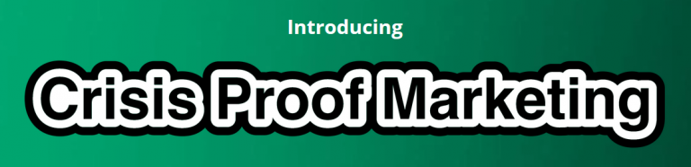 Crisis Proof Marketing Coupon Code screenshot