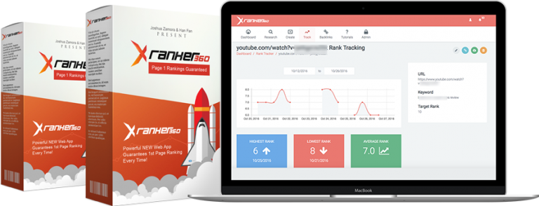 X Ranker 360 2.0 Coupon Code screenshot