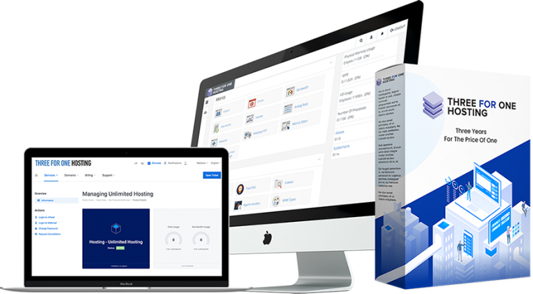 Three For One Hosting Coupon Code screenshot