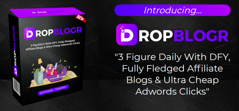 DropBlogr Coupon Code screenshot