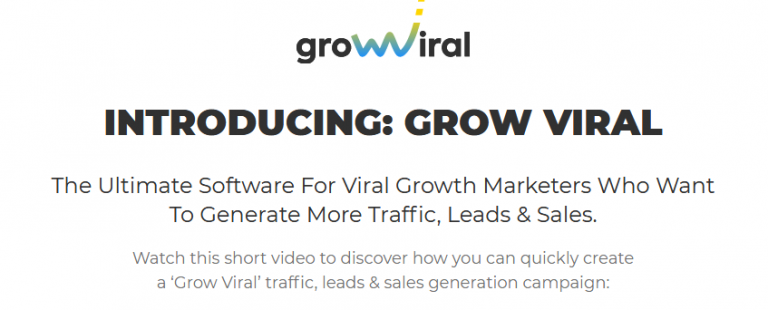 GrowViral Coupon Code screenshot