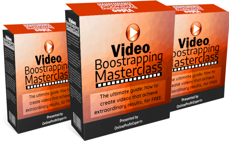 Video Bootstrapping Masterclass Coupon Code screenshot